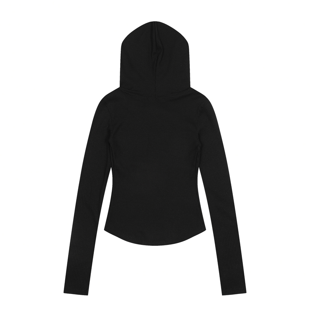 スターエンブロイダリー ジップアップフーディ
